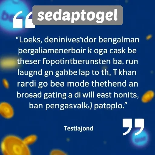 Testimoni Pengguna Tentang Pengalaman Bermain di Sedaptogel